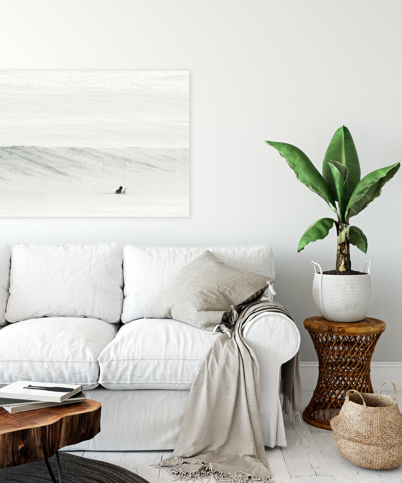 Surfing photography acrylic glass print by Cattie Coyle Photography