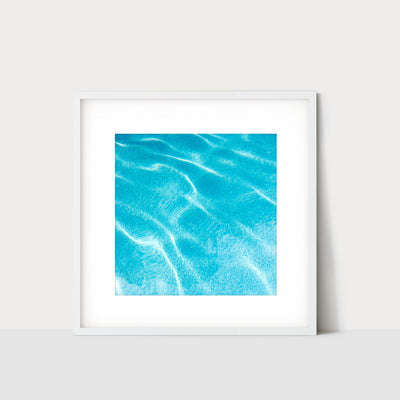 Swimming pool art print by Cattie Coyle Photography in frame