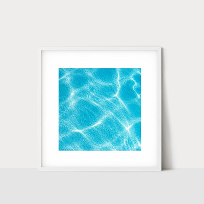 Swimming pool wall decor by Cattie Coyle Photography