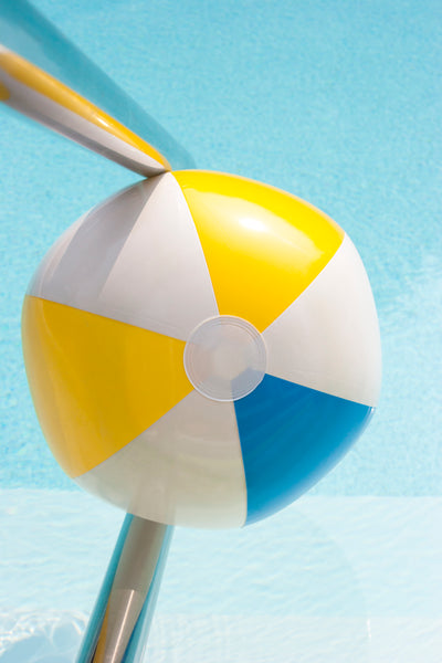 Beach ball art print by Cattie Coyle Photography