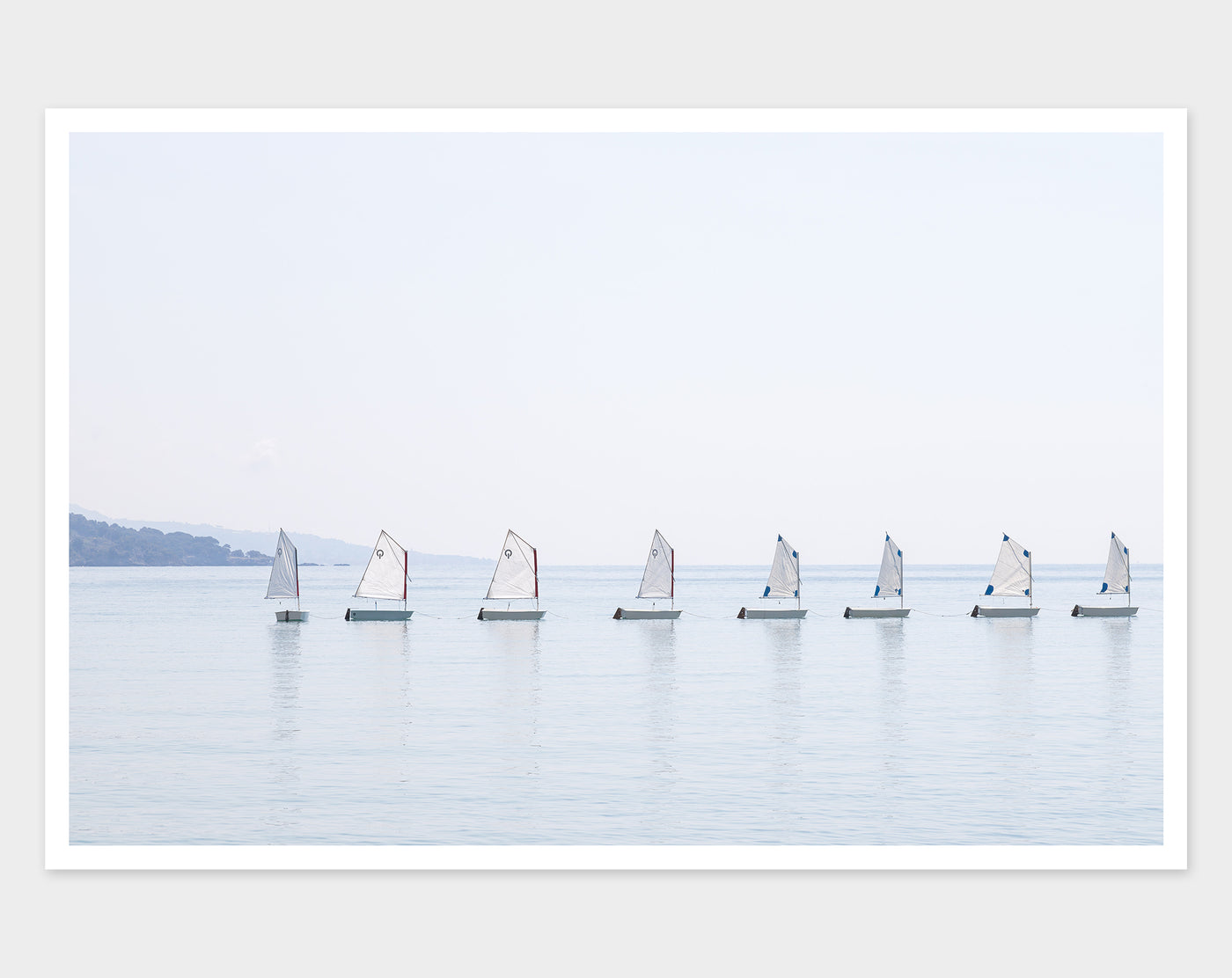 The Little Sailboats - Fine art print by Cattie Coyle Photography