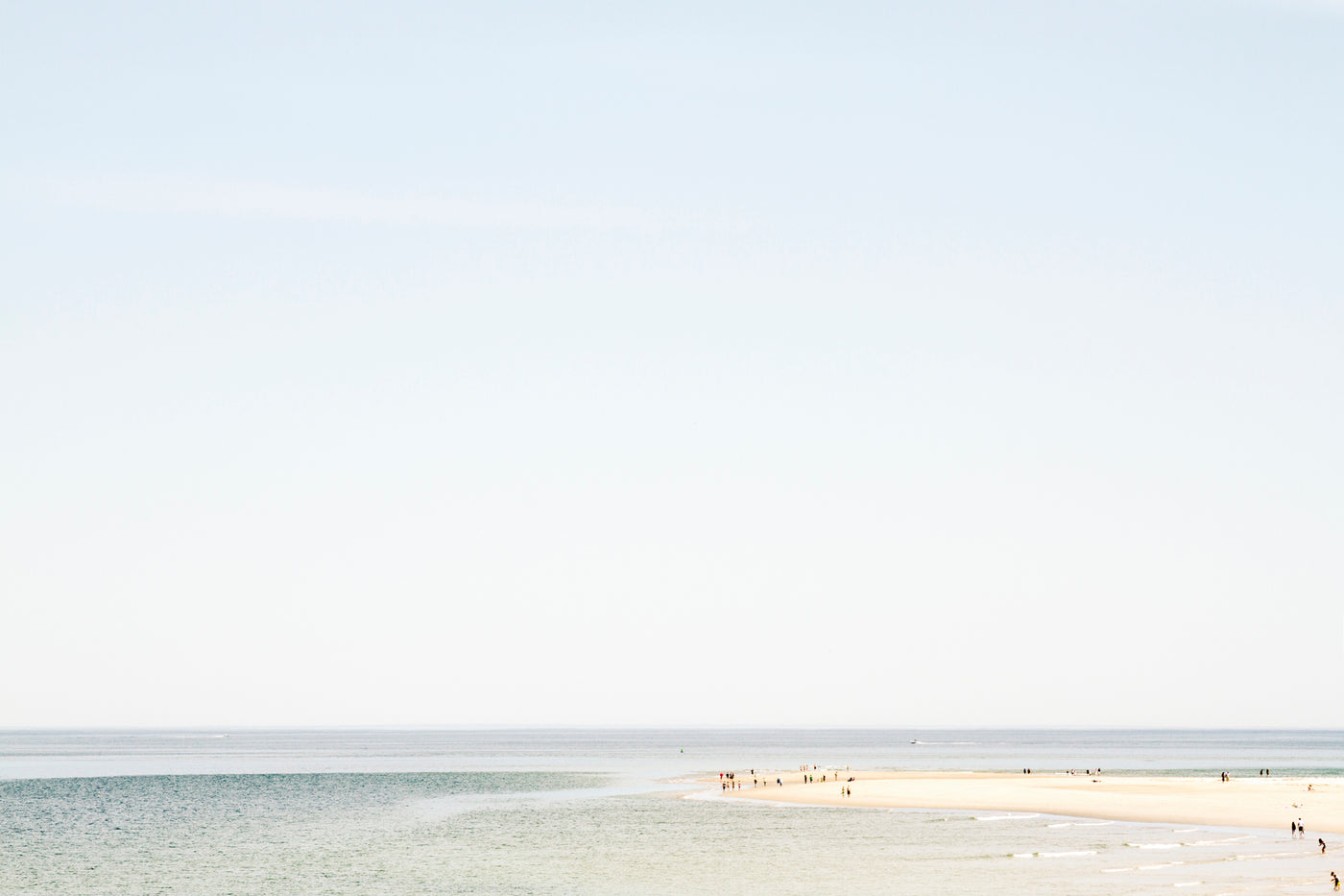 The Sandbar - Beach fine art print by Cattie Coyle Photography