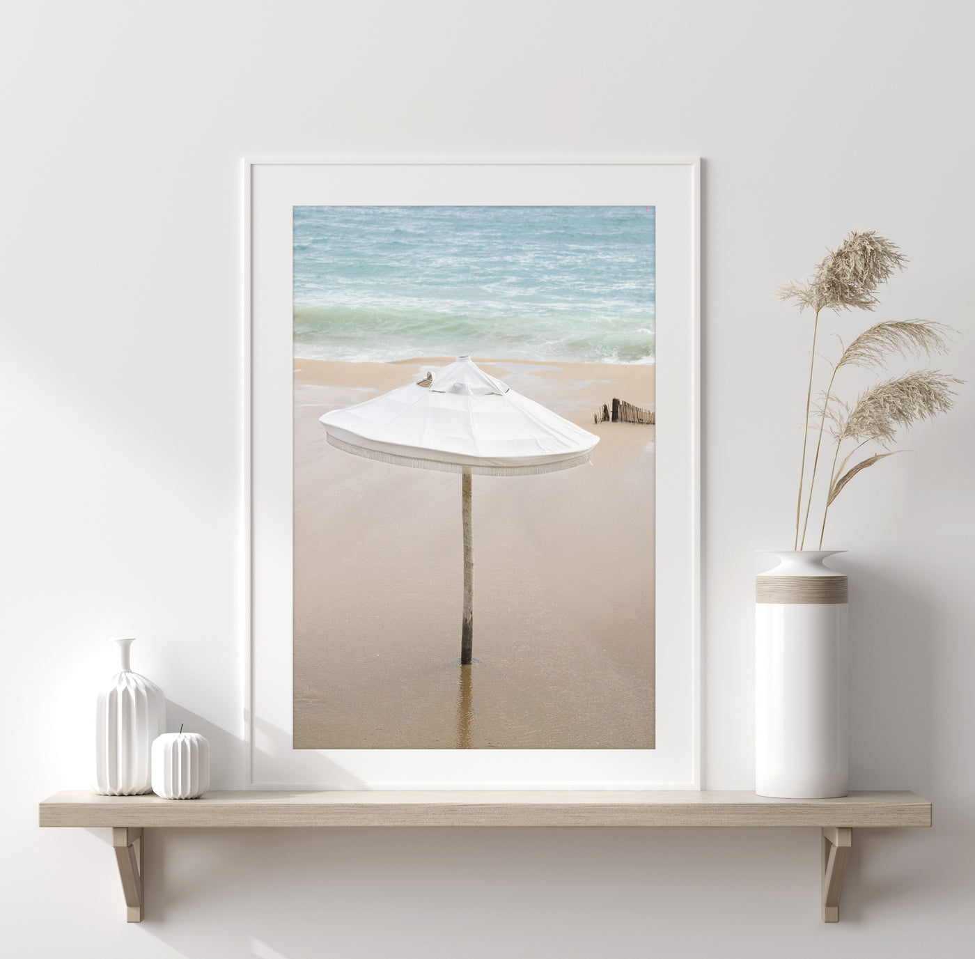 Umbrella – Fine art beach photography print by Cattie Coyle Photography