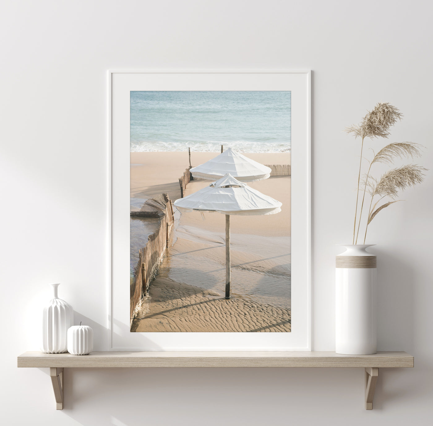 Umbrellas – Fine art beach photography print by Cattie Coyle Photography