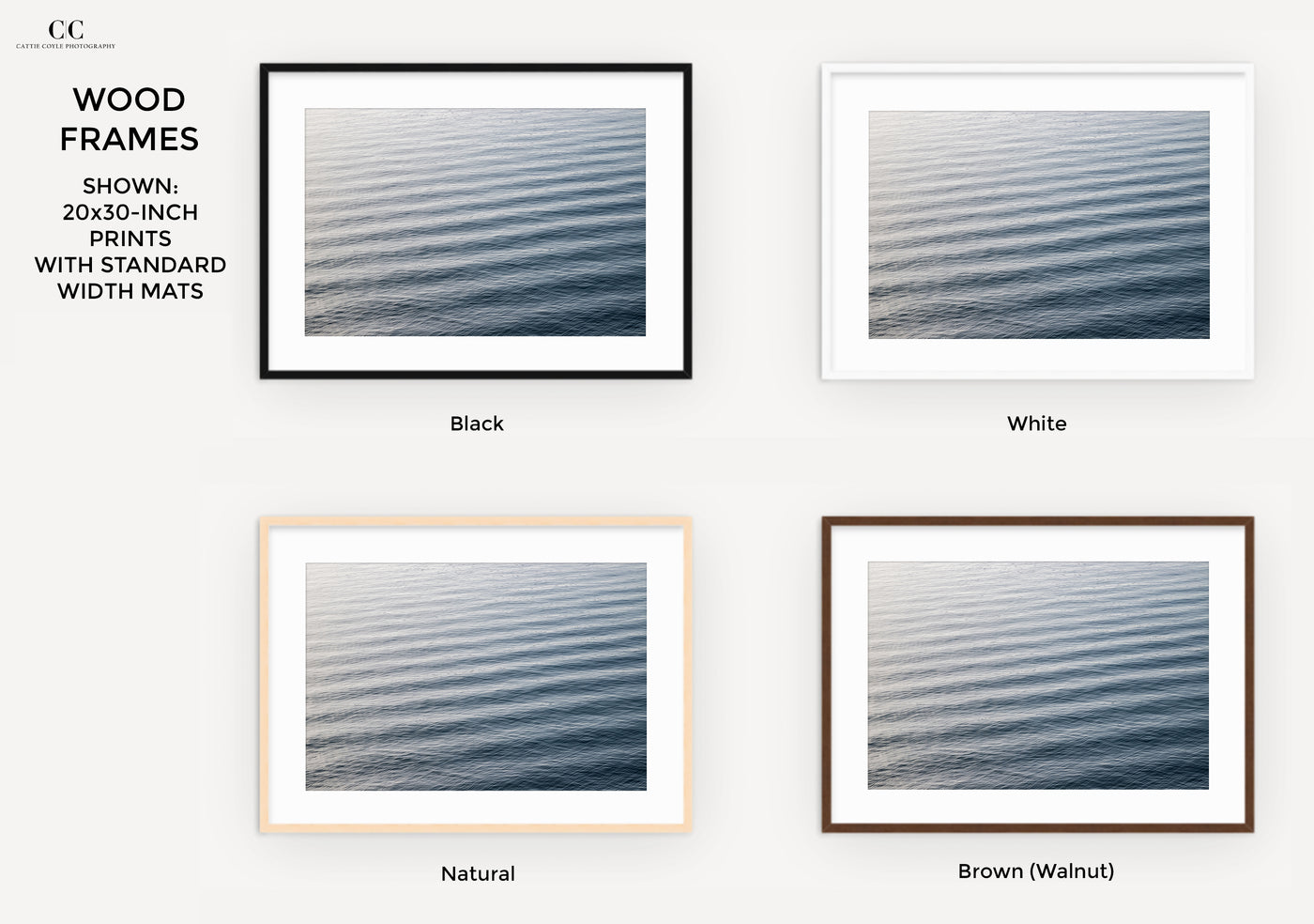 Waves – Framed fine art prints by Cattie Coyle Photography
