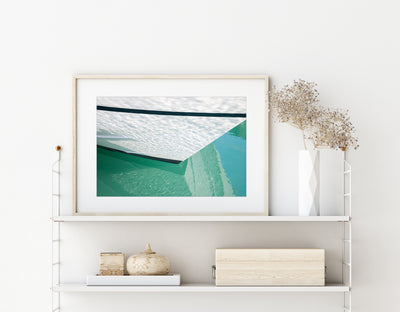 Yacht – Abstract fine art print by Cattie Coyle Photography